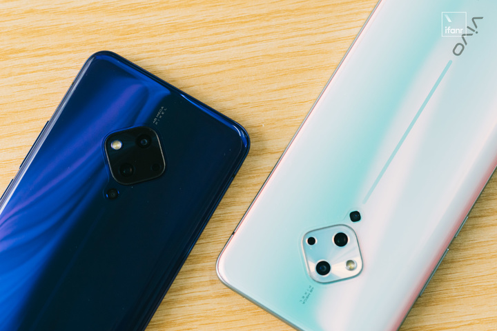 vivo s5 图赏:薄荷绿的极光,遇上菱形四摄与最小开孔屏 - 脉脉