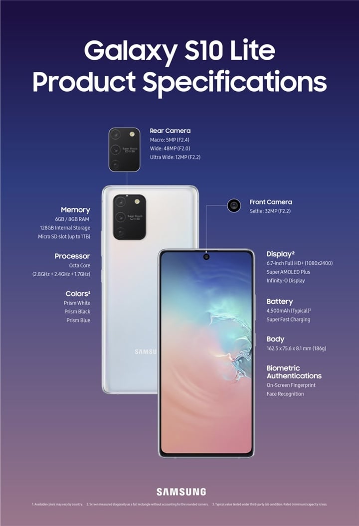 Samsung Releases S10 Lite Note 10 Lite All Models Use Rectangular Lenses Domeet Webmaster