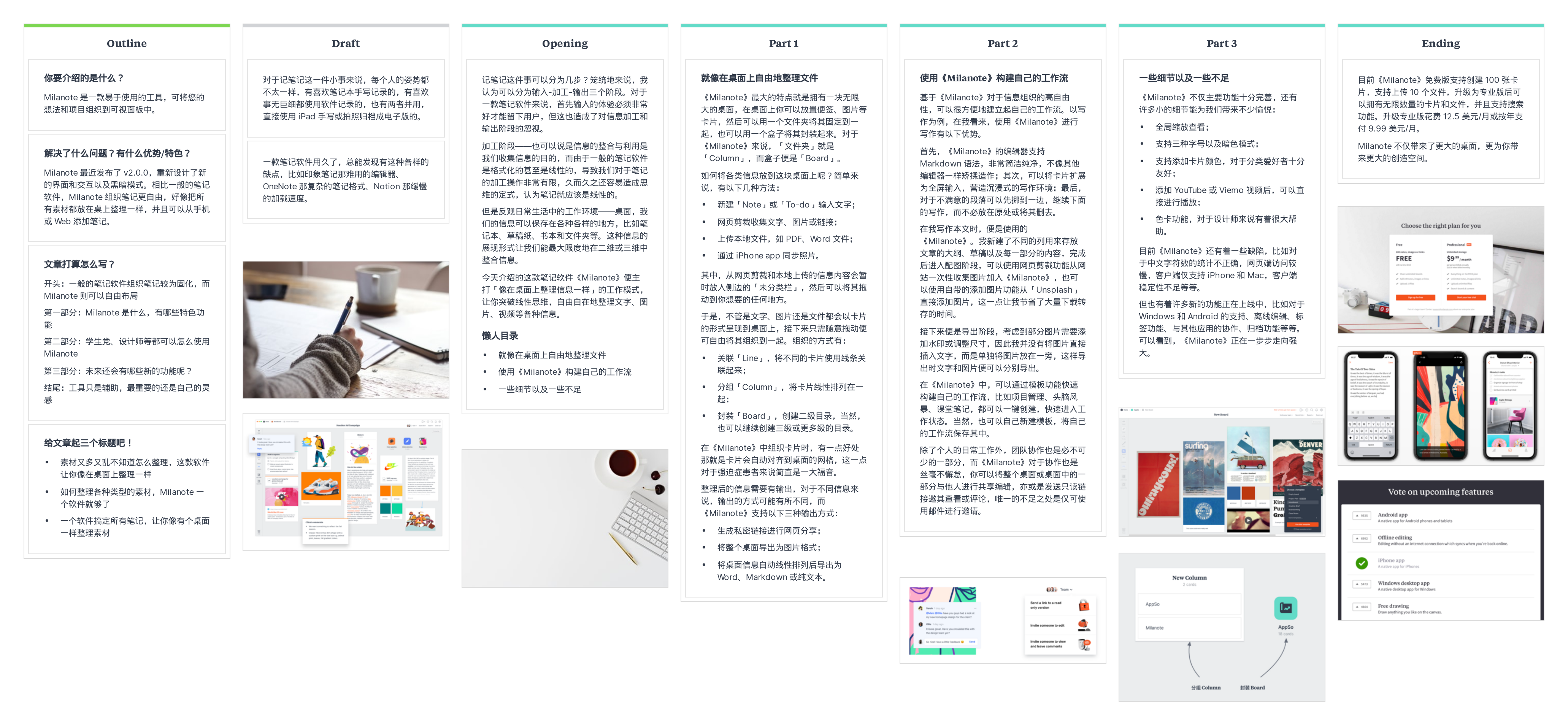 如何整理各种类型的灵感 用这一个工具就够了 爱范儿