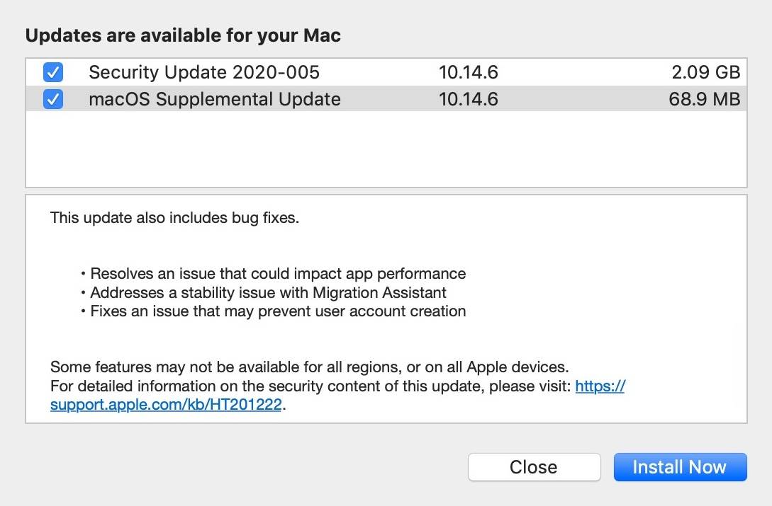 Diese neue Funktion von iOS 14 möchte Ihre “Sorgen” über die Aktualisierung des Systems lösen - macOS supplemental update