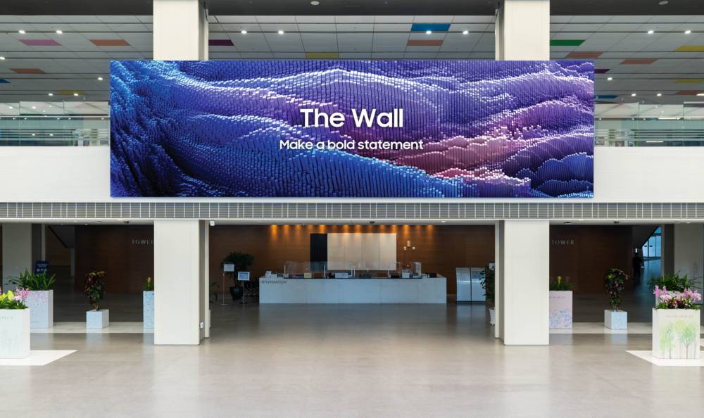 2021 The Wall main1 - Lo schermo gigante da 1000 pollici di Samsung è qui, ti permette di combattere lo schermo come Lego