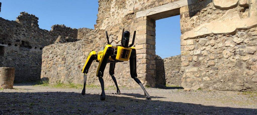 0406SpotinPompeii 3 - Il nuovo “cane da guardia” di Pompei: le guardie di sicurezza di pattuglia che non raccolgono dati non vanno bene Spot