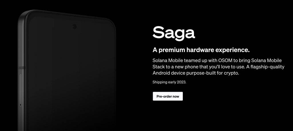 0624SolanaSaga 7 - Portando il mercato della crittografia ai telefoni cellulari, Solana rilascia la Saga “Web3 mobile phone”.