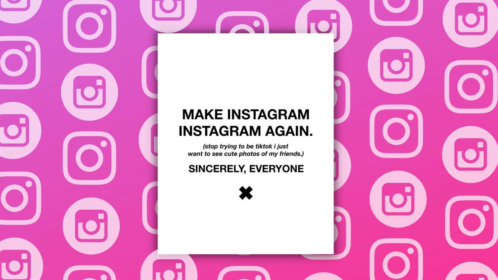 Gizmodo - Instagram dopo che “Tiktok” ha deciso di diventare “brutto” con TikTok