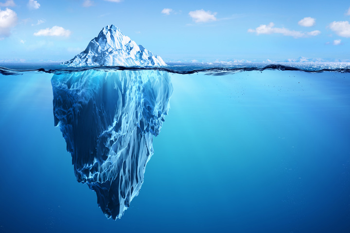 BAC ice tip iceberg