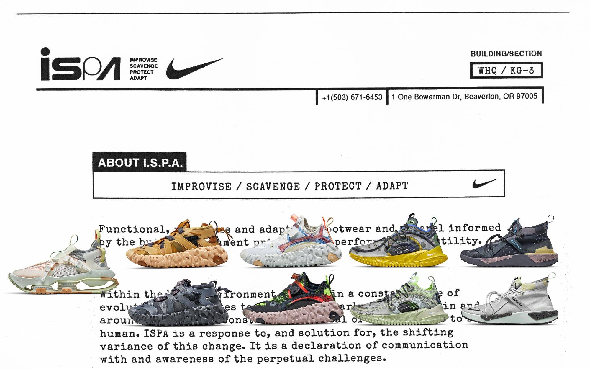 NIKE 2020 ISPA FOOTWEAR COLLECTION TITLE - Perché Nike rende le scarpe sempre più “brutte”?