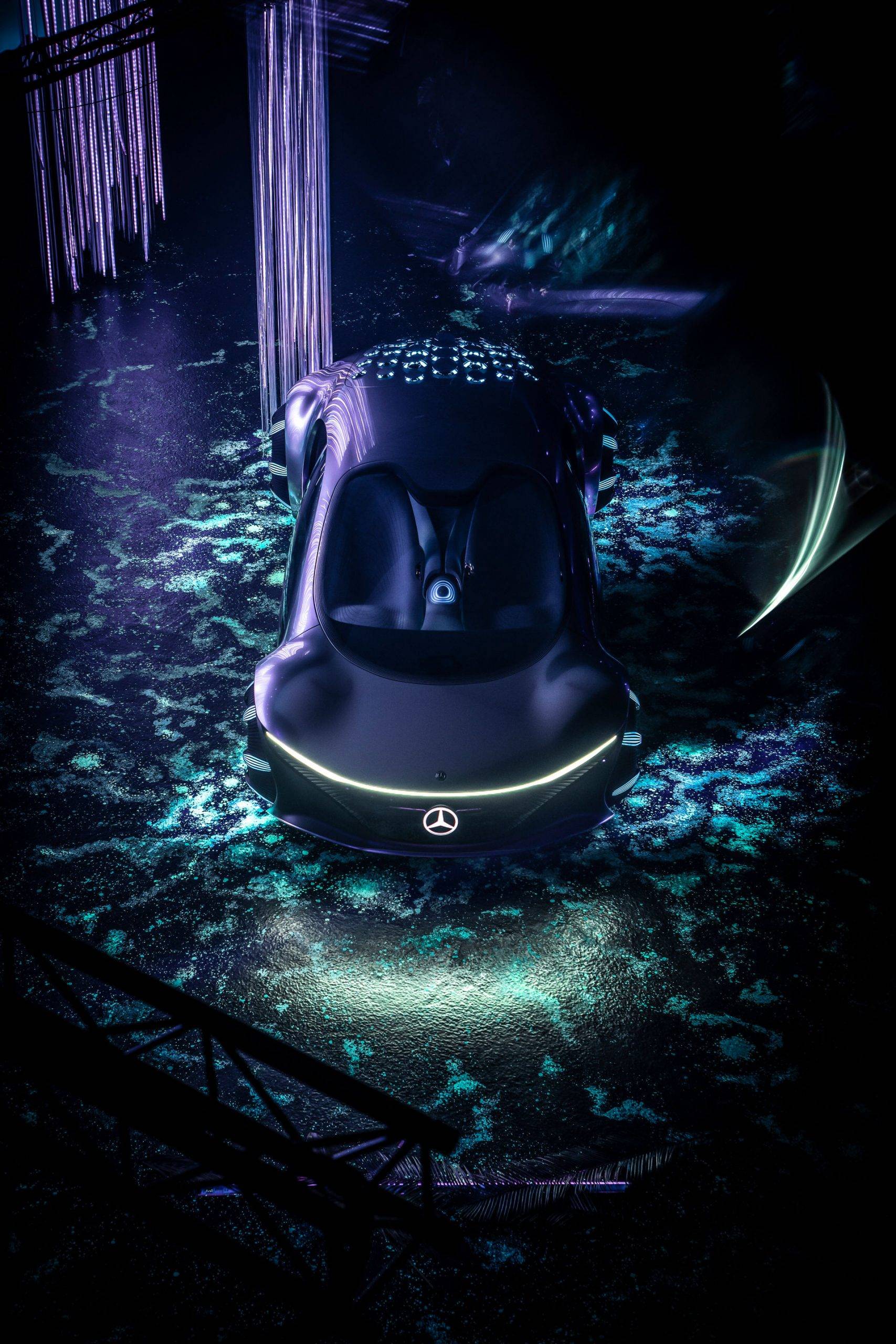 avt15 - Il collegamento da sogno tra “Avatar 2” e Mercedes-Benz! Questa squamosa concept car è sulla strada