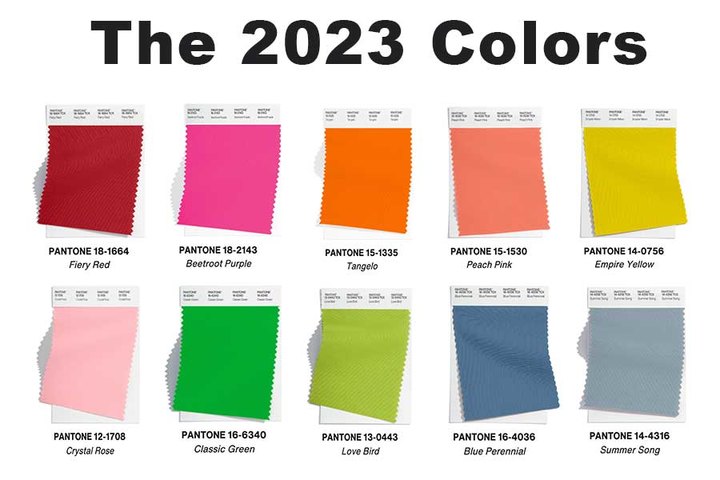 pantone palette 2023