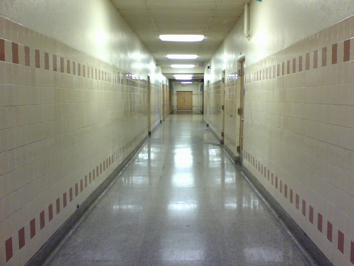 Lorain High School hallway