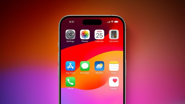 iPhone Home Screen Gradient Blank Spaces 1