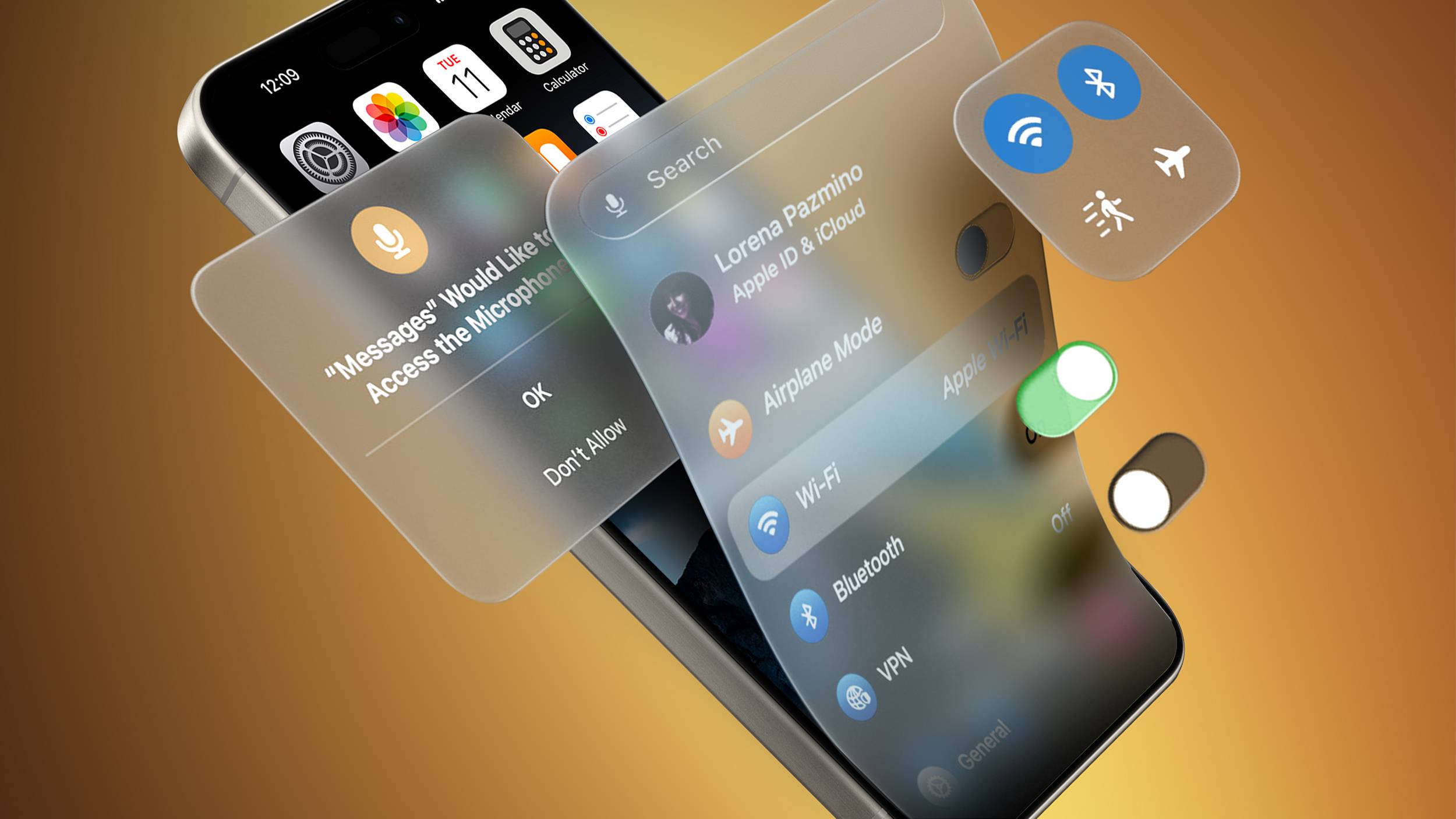 Das große Design-Update von iOS 19 ist Apples Wette auf AI OS - iOS 19 visionOS UI Elements