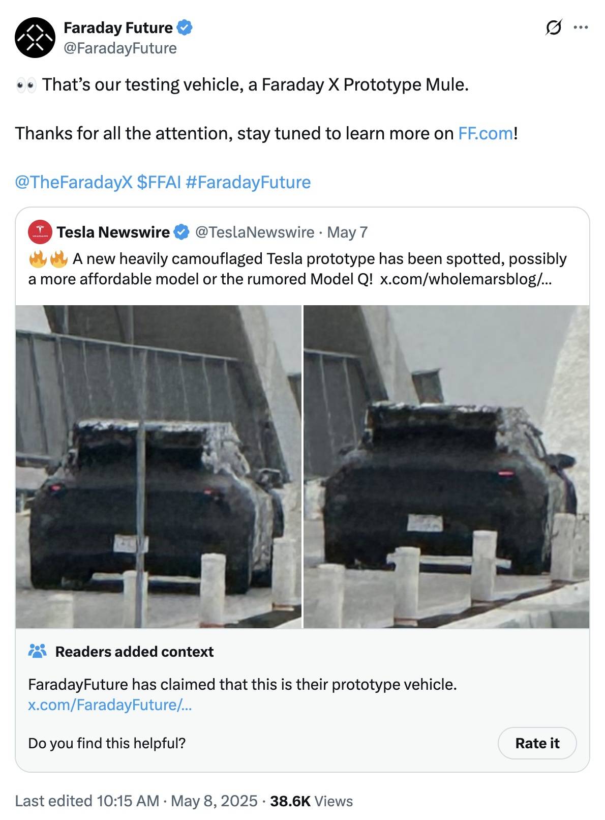 Panzer zerschmetterten Tesla, Mitarbeiter zwangen Musk, ihn zu verdrängen, und die Person, die das Problem angesprochen hatte, wurde aufgeklärt - ff