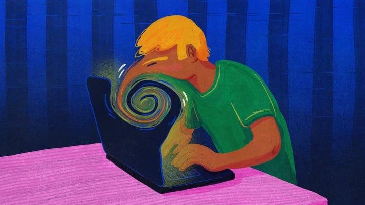 每周 100 多万人跟 ChatGPT 聊自杀,OpenAI 紧急更新「救命」 1 AIPsychosis Illustration MollyFerguson 082625